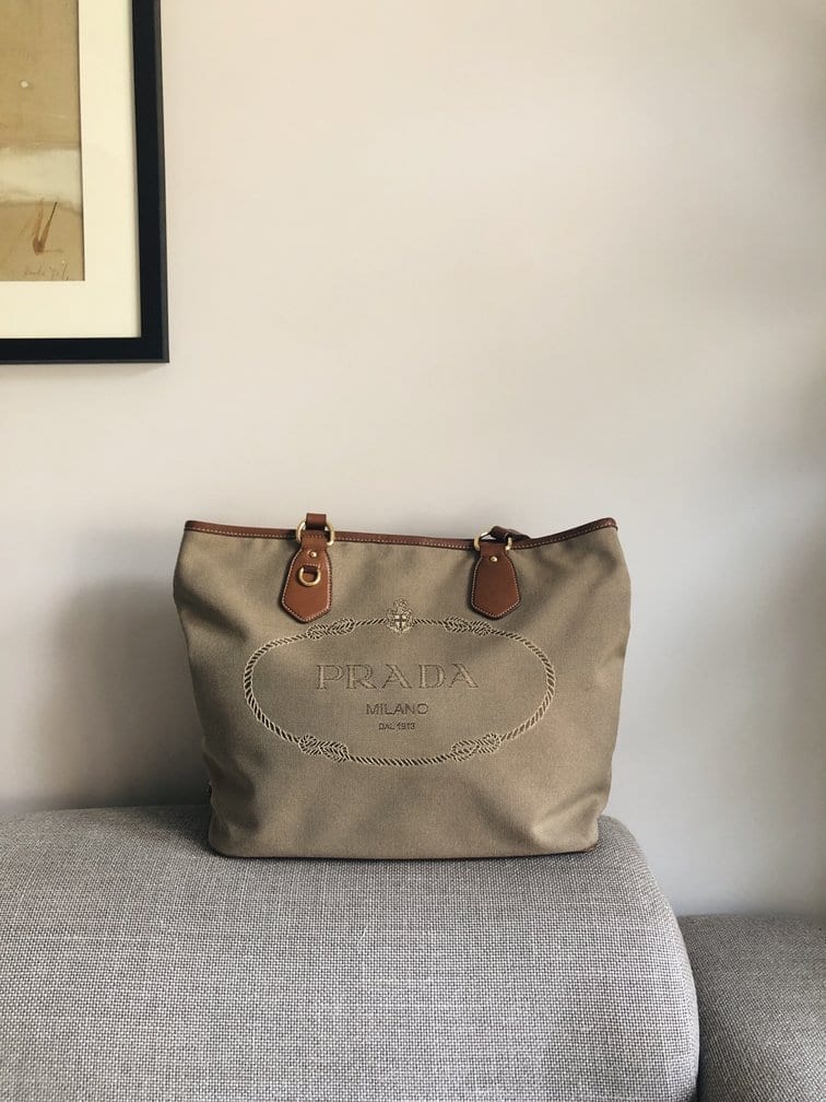 Prada Canvas Tote