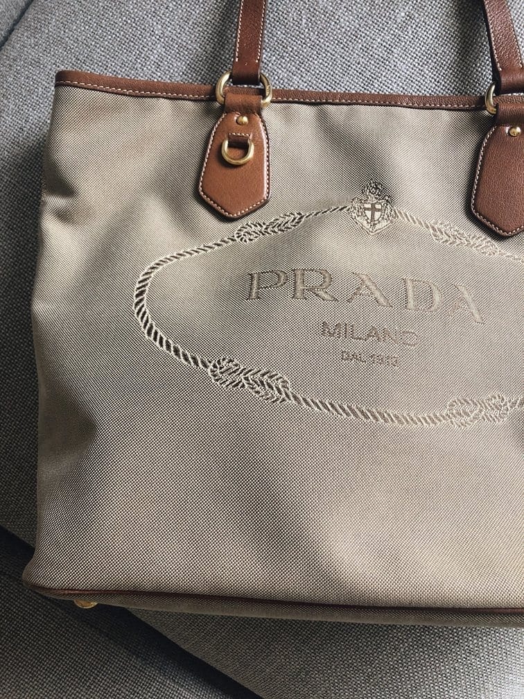 Prada Canvas Tote