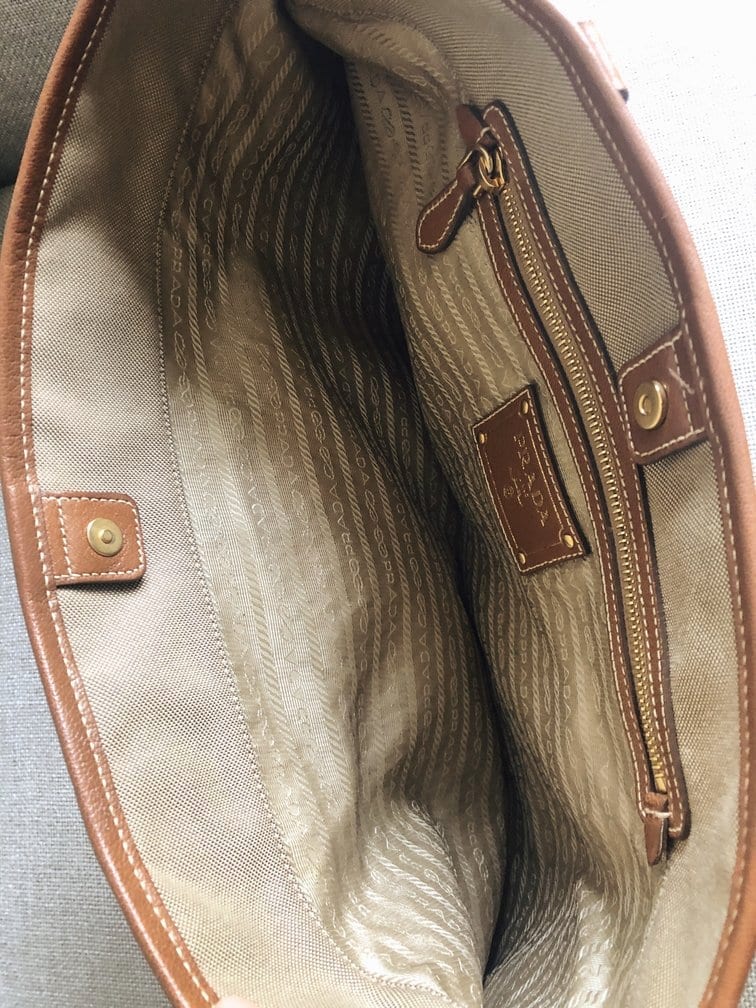 Prada Canvas Tote