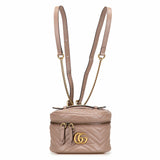 Gucci GG Marmont Leather Backpack
