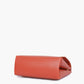 Rust mini top-handle bag