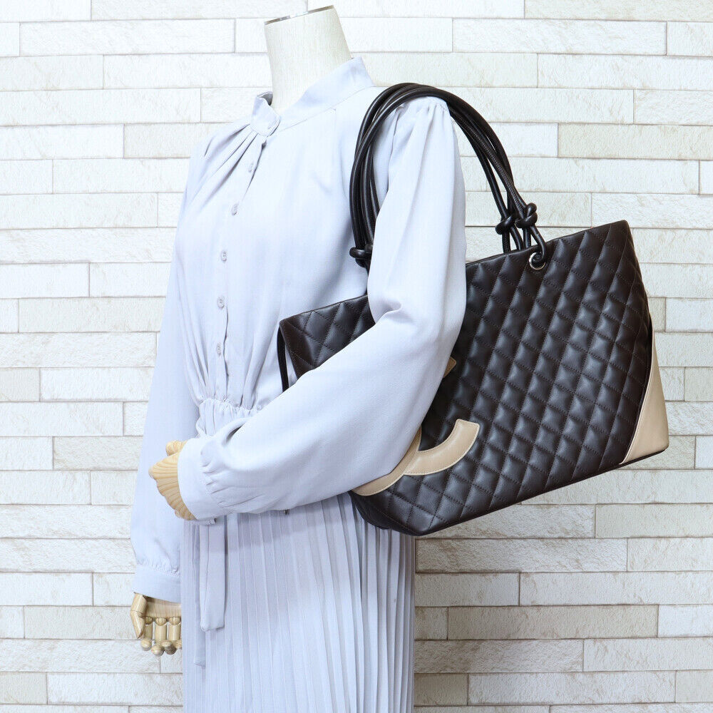 CHANEL Cambon tote Tote Bag Calfskin  d