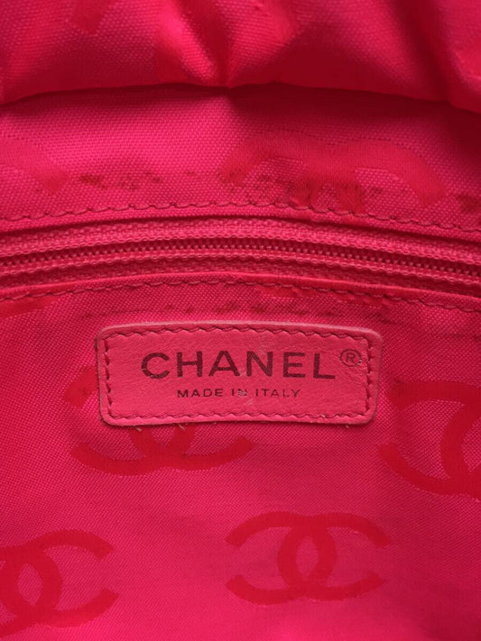 CHANEL Large Tote Bag Cambon Line Calfskin Leather White 14cm x 25cm x 29.5cm