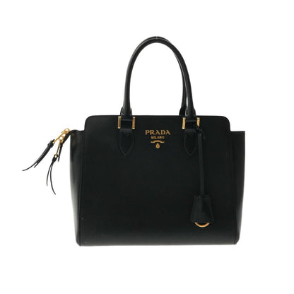 PRADA Black Saffiano Calf Handbag