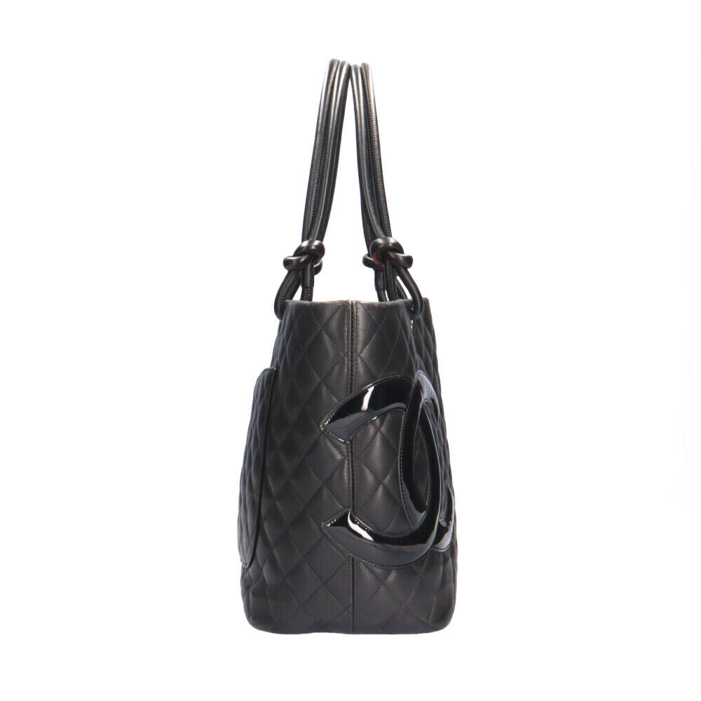 CHANEL Large tote Tote Bag A25167 Calfskin Cambon  d