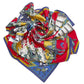 Hermes Red Les Danses des Indiens Scarf