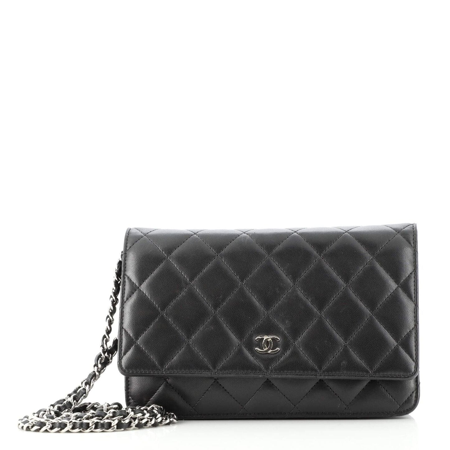 Chanel Wallet on Chain Quilted Lambskin Black
