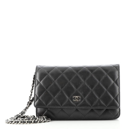 Chanel Wallet on Chain Quilted Lambskin Black