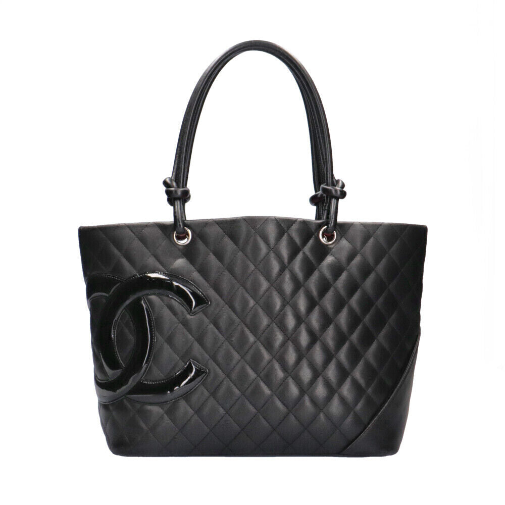CHANEL Large tote Tote Bag A25167 Calfskin Cambon  d