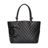 CHANEL Large tote Tote Bag A25167 Calfskin Cambon  d