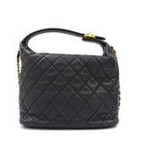 Chanel 19 Small Hobo Matelasse Chain Shoulder Bag 2way Black