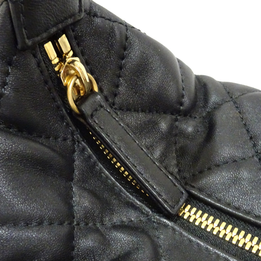 Chanel 19 Small Hobo Matelasse Chain Shoulder Bag 2way Black