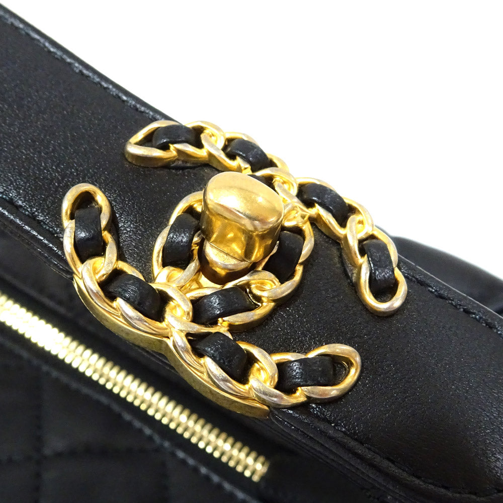 Chanel 19 Small Hobo Matelasse Chain Shoulder Bag 2way Black