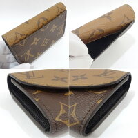 Louis Vuitton Monogram Reverse Portomone Rosary Wallet