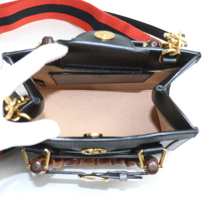 Gucci Diana Leather 2way Tote Bag