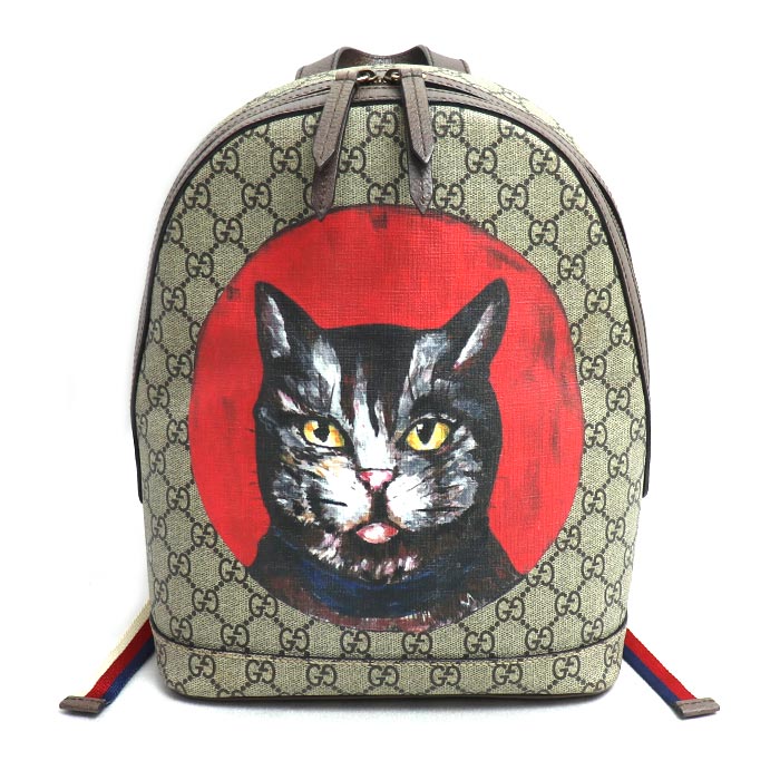 Gucci GG Supreme Mystic Cat Backpack