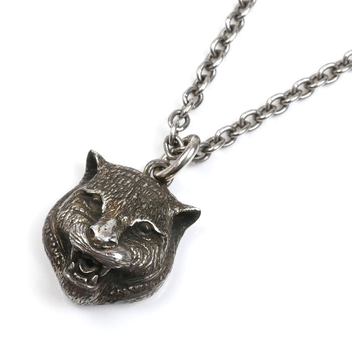 Gucci Tiger Head Silver 925 Necklace