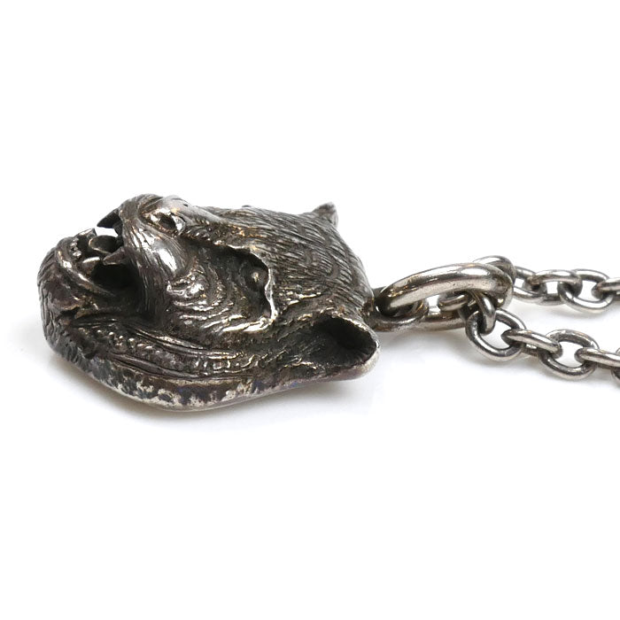 Gucci Tiger Head Silver 925 Necklace