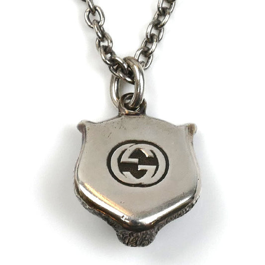 Gucci Tiger Head Silver 925 Necklace