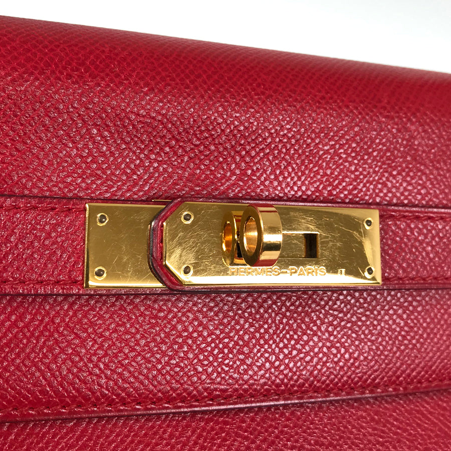 HERMES Inside stitching ?S stamp Made in 1989 Handbag