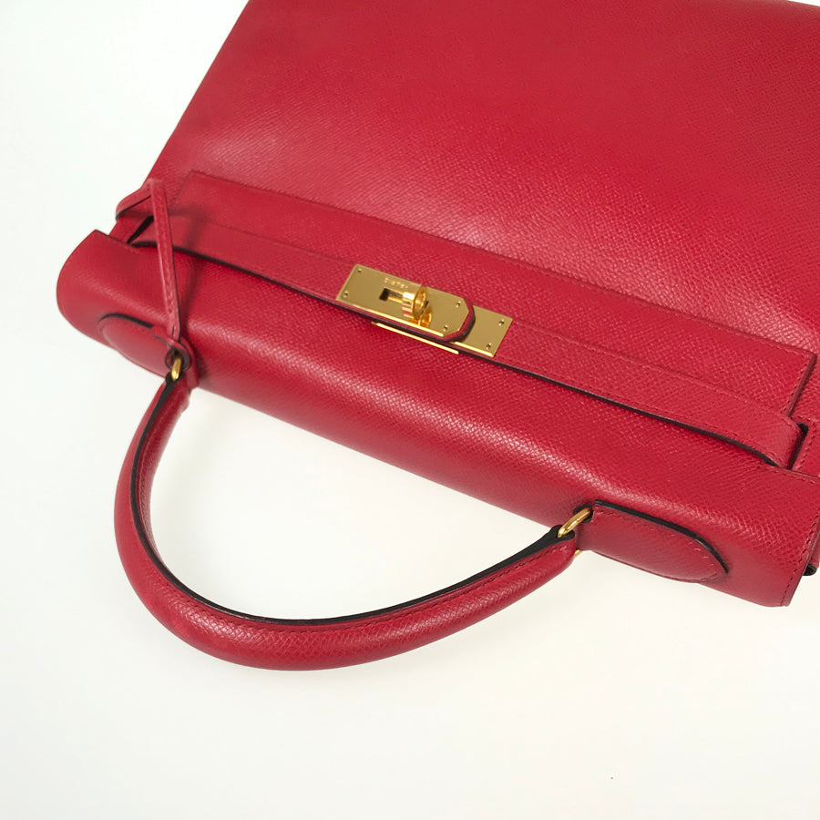 HERMES Inside stitching ?S stamp Made in 1989 Handbag