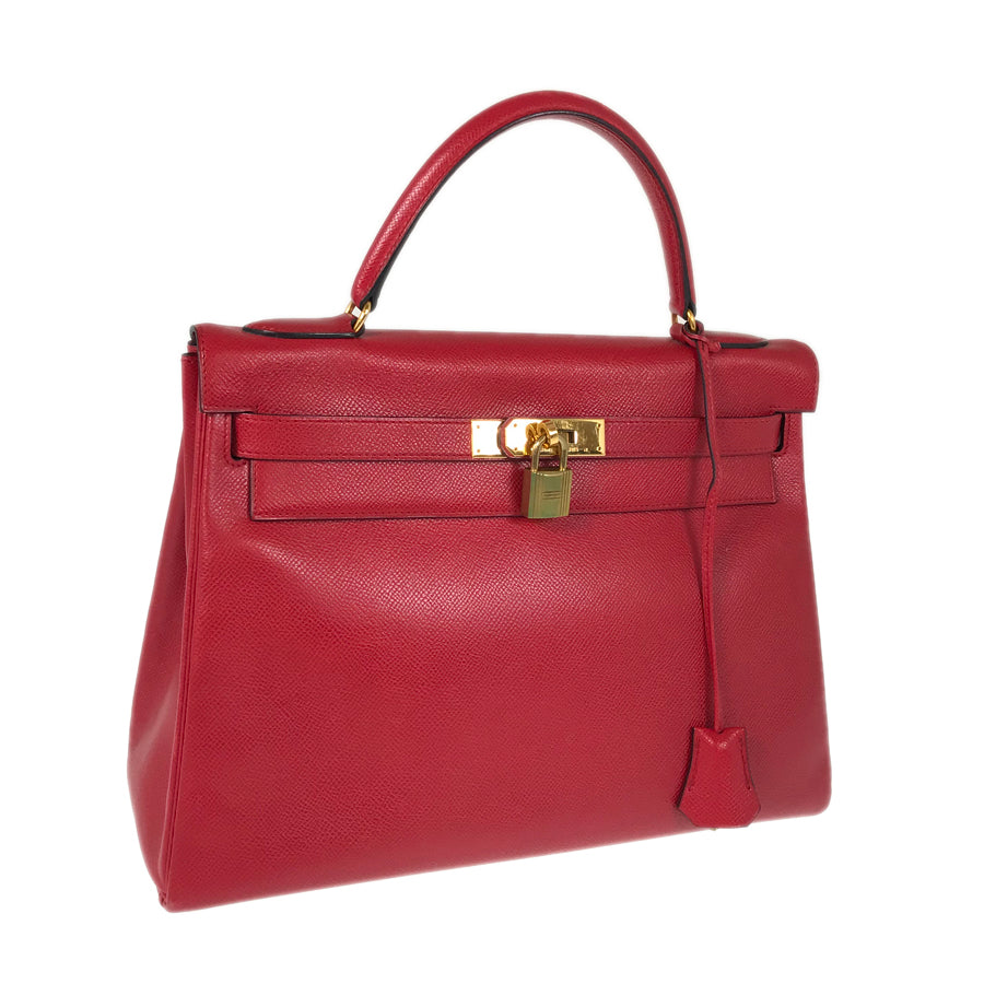 HERMES Inside stitching ?S stamp Made in 1989 Handbag