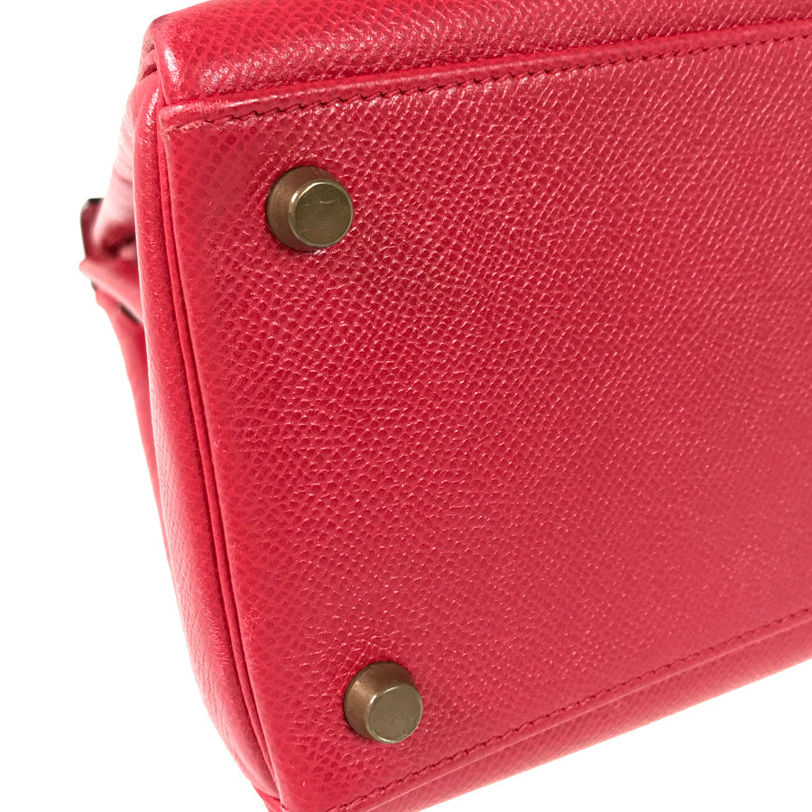 HERMES Inside stitching ?S stamp Made in 1989 Handbag
