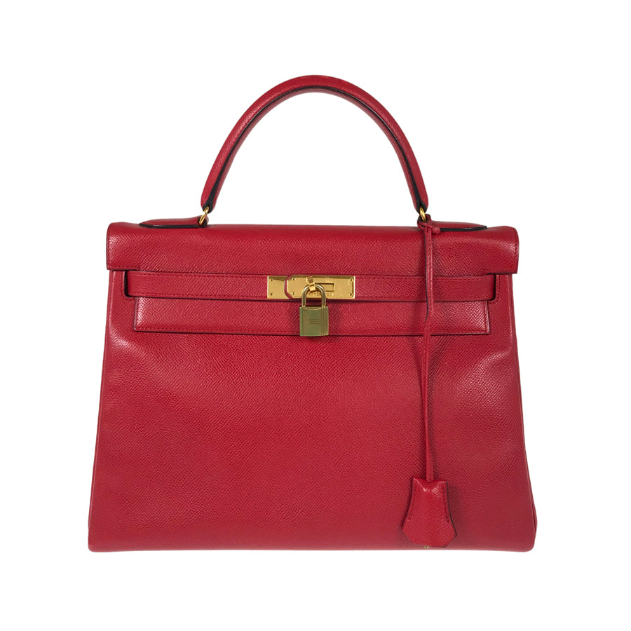 HERMES Inside stitching ?S stamp Made in 1989 Handbag