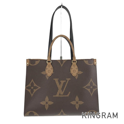 LOUIS VUITTON Monogram Giant Monogram Reverse Giant On The Go MM M45321 Tote bag