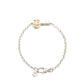 Gucci Double G Key Charm SV925 Bracelet