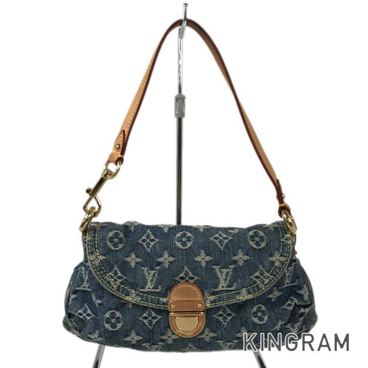 LOUIS VUITTON Monogram Denim Mini Pleaty M95050 Shoulder bag