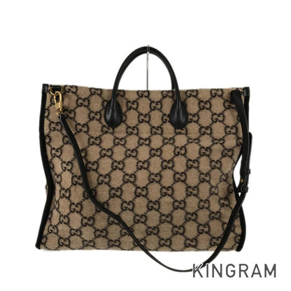 GUCCI GG wool 598169 Tote bag