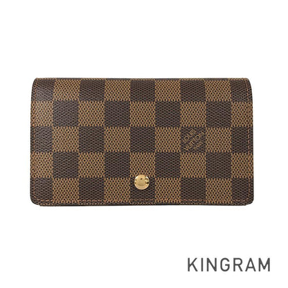 LOUIS VUITTON Damier Porte Monnaie Bier Tresor N61730 Bifold wallet