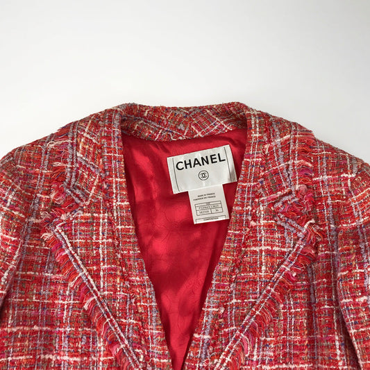 CHANEL tweed P22966V13825 Women's Jacket