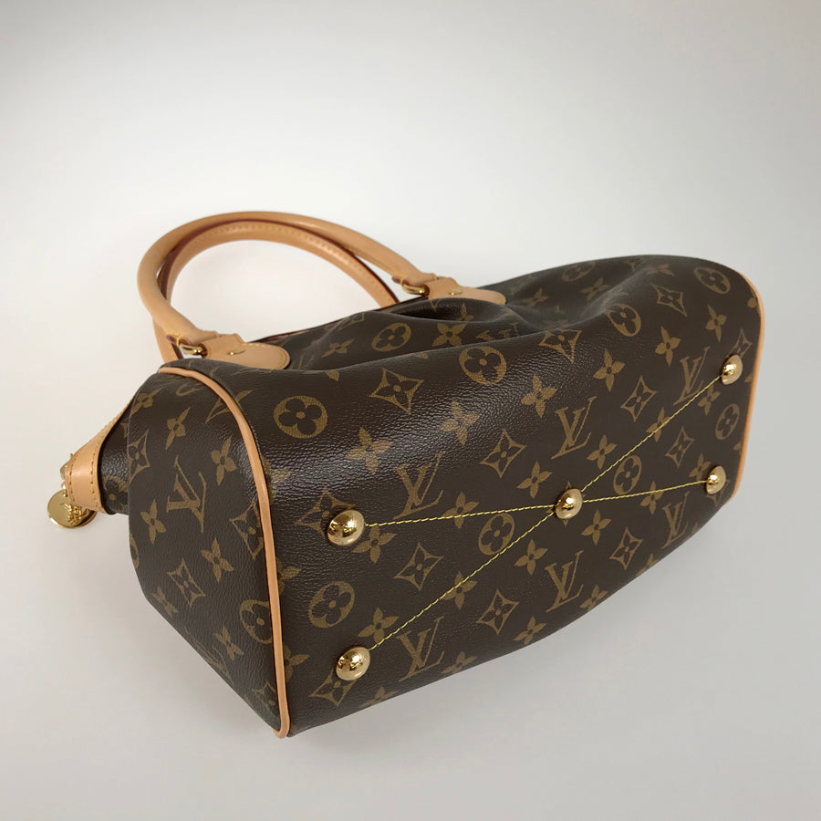 LOUIS VUITTON Monogram Tivoli PM M40143 Hand bag