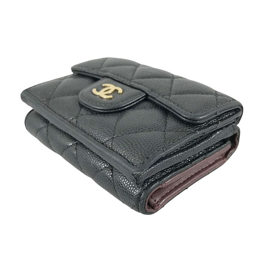 CHANEL Matelasse Trifold wallet