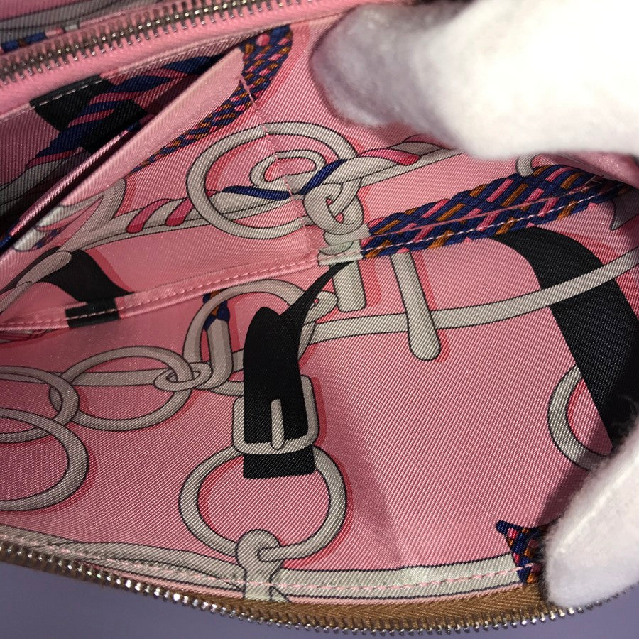 HERMES Azap Long Silkine Long wallet Round zipper