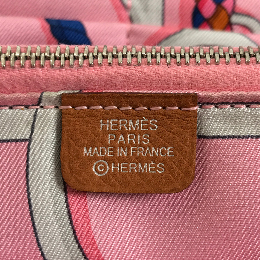 HERMES Azap Long Silkine Long wallet Round zipper