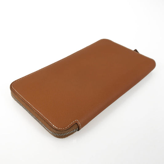 HERMES Azap Long Silkine Long wallet Round zipper