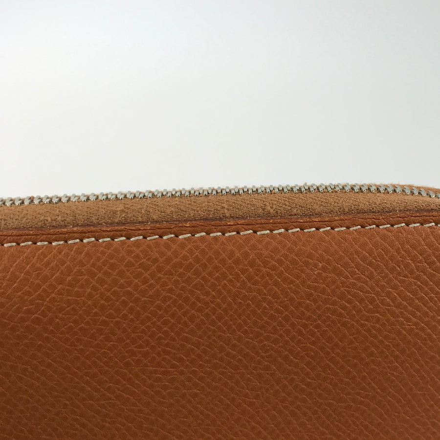 HERMES Azap Long Silkine Long wallet Round zipper