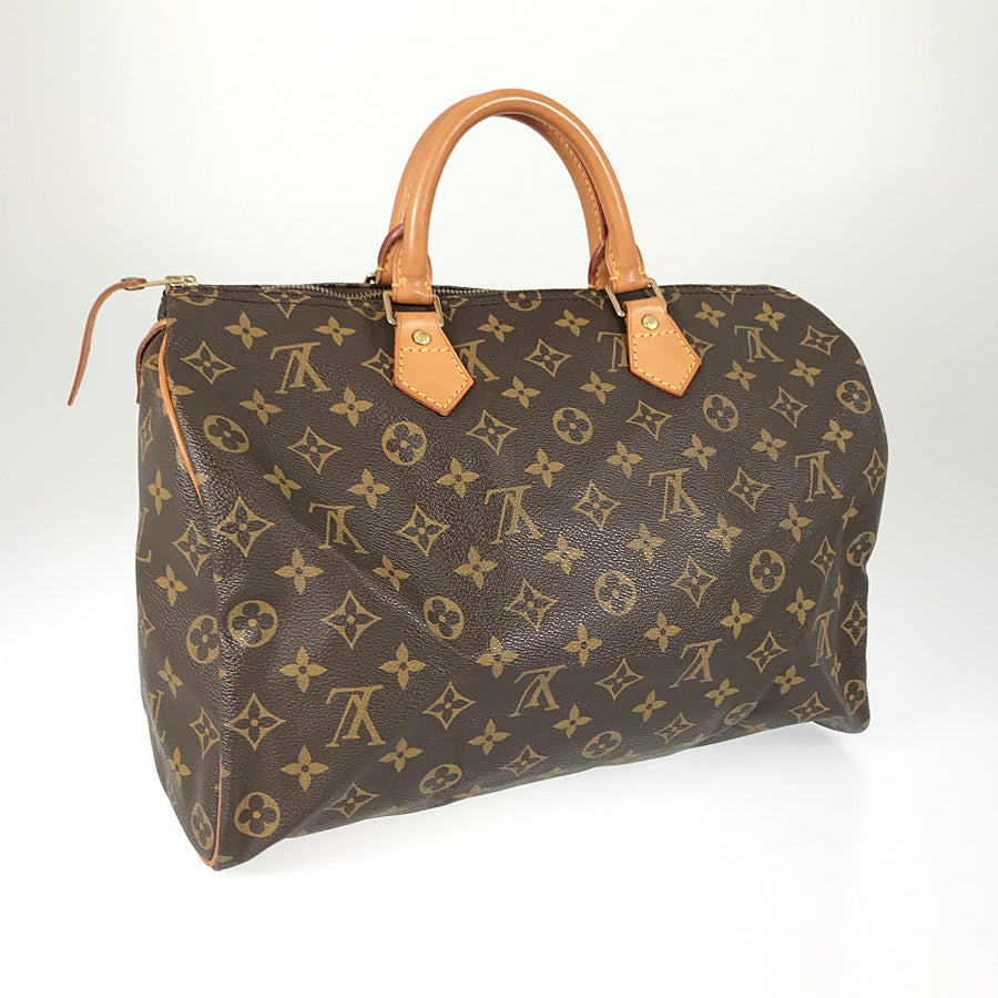LOUIS VUITTON Monogram Speedy 35 M41524 Hand bag