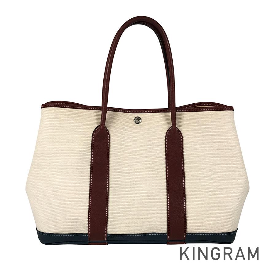 HERMES Garden Party PM regatta Tote bag