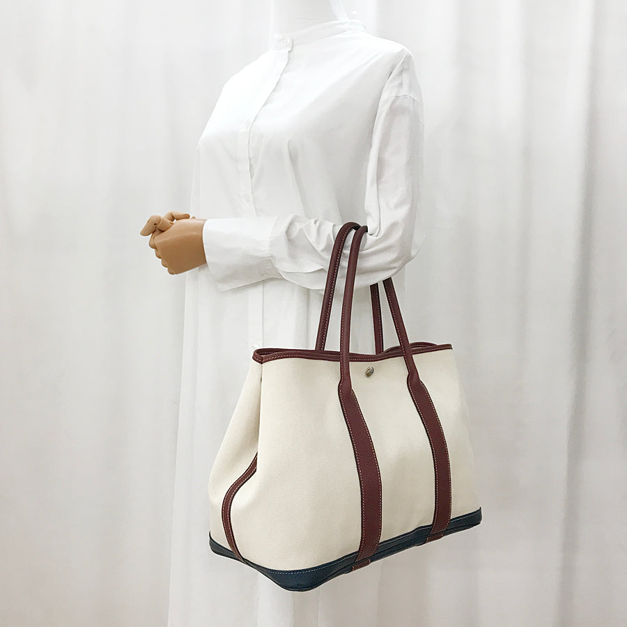 HERMES Garden Party PM regatta Tote bag
