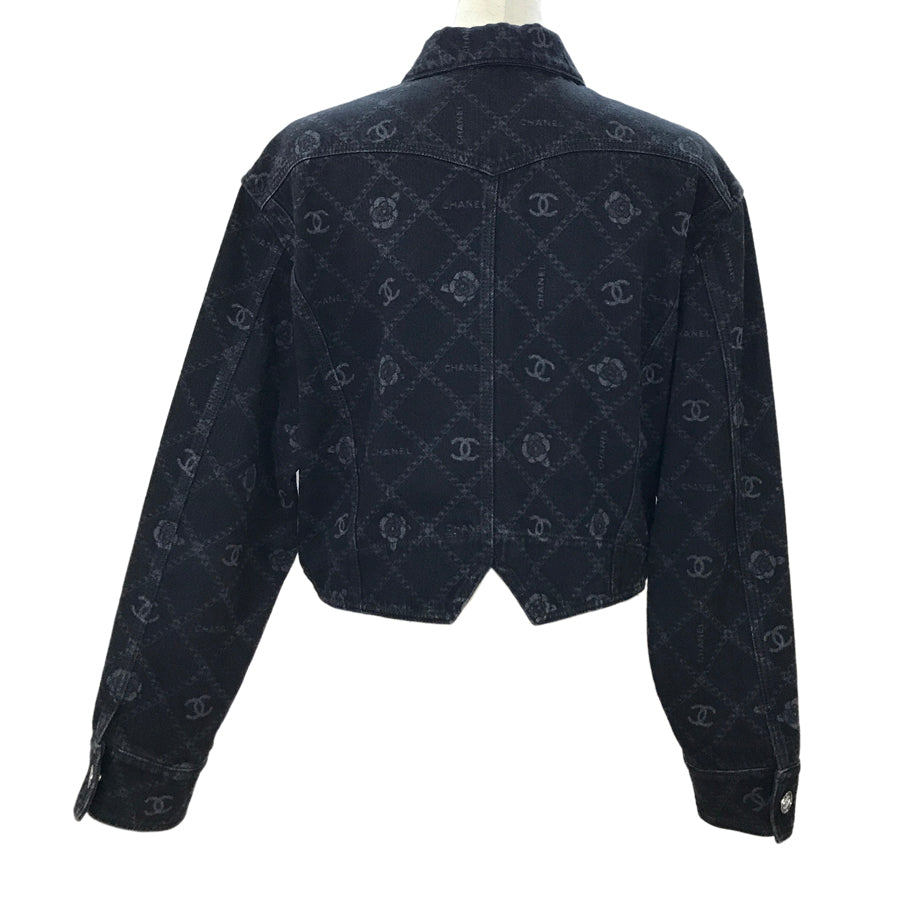 CHANEL 23A P75284 V66954 Women's Denim jacket