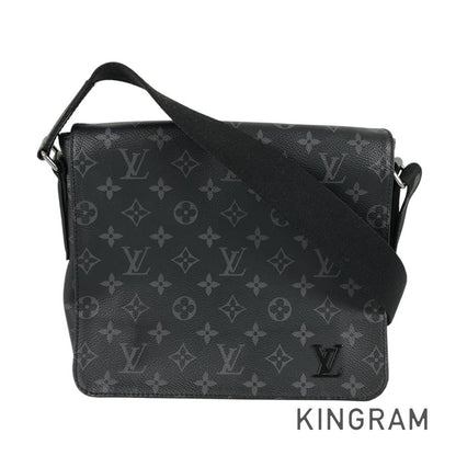 LOUIS VUITTON Monogram Eclipse District PM NM M44000 Shoulder bag