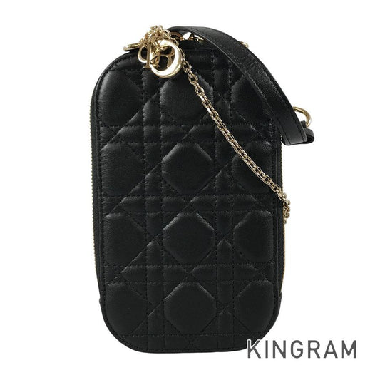 Dior Lady Dior Call-in Phone Holder Shoulder bag