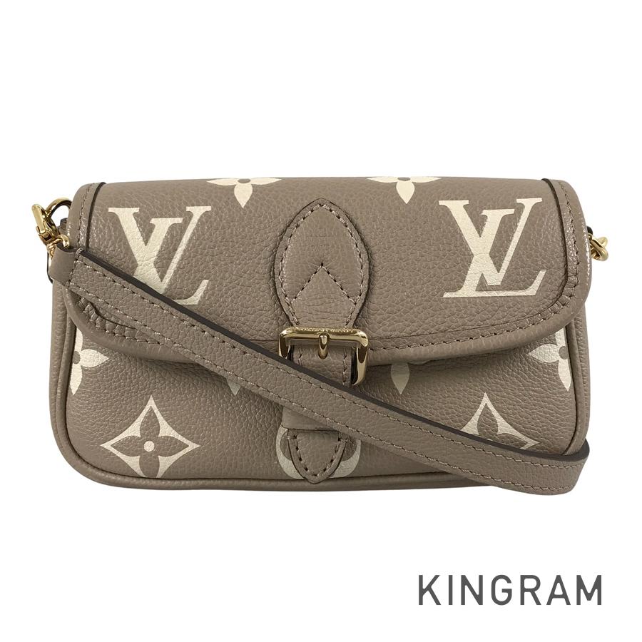 LOUIS VUITTON Monogram Empreinte Bicolor Nano Diane M83300 Shoulder bag
