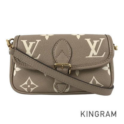 LOUIS VUITTON Monogram Empreinte Bicolor Nano Diane M83300 Shoulder bag