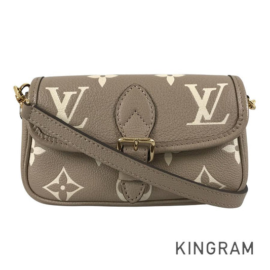 LOUIS VUITTON Monogram Empreinte Bicolor Nano Diane M83300 Shoulder bag
