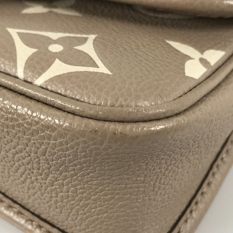 LOUIS VUITTON Monogram Empreinte Bicolor Nano Diane M83300 Shoulder bag